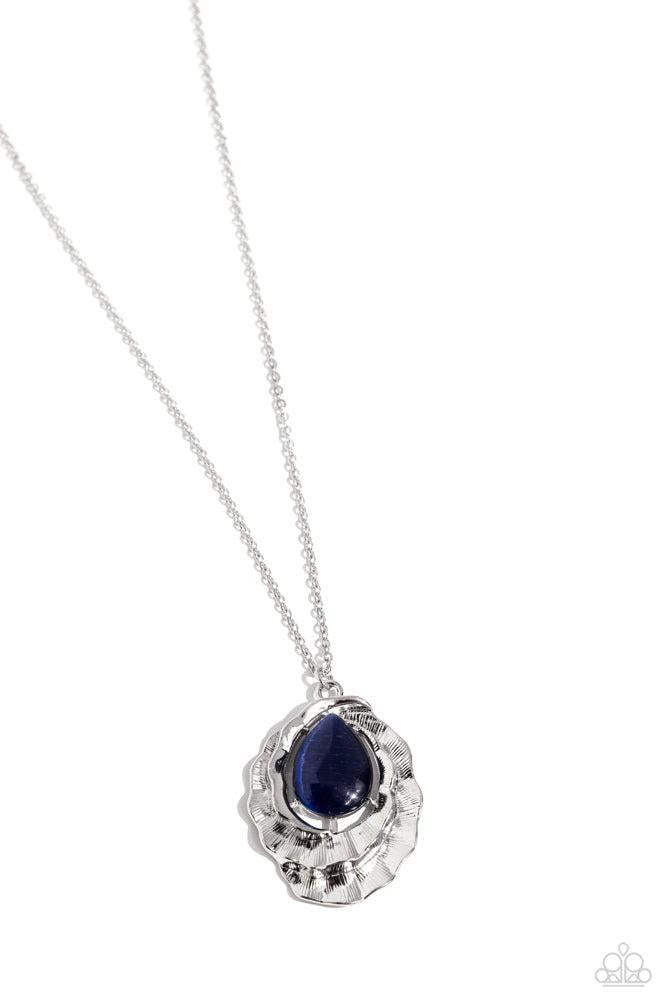 Titanic Trinket Blue Necklace - Paparazzi Accessories