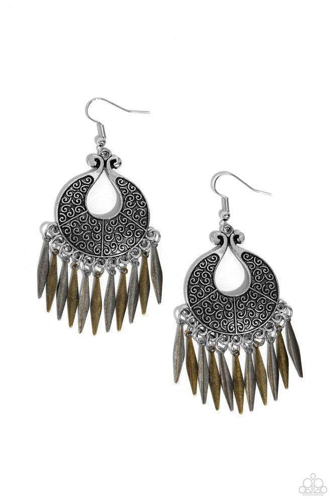 Tribal Charm Multi Earrings - Paparazzi Accessories