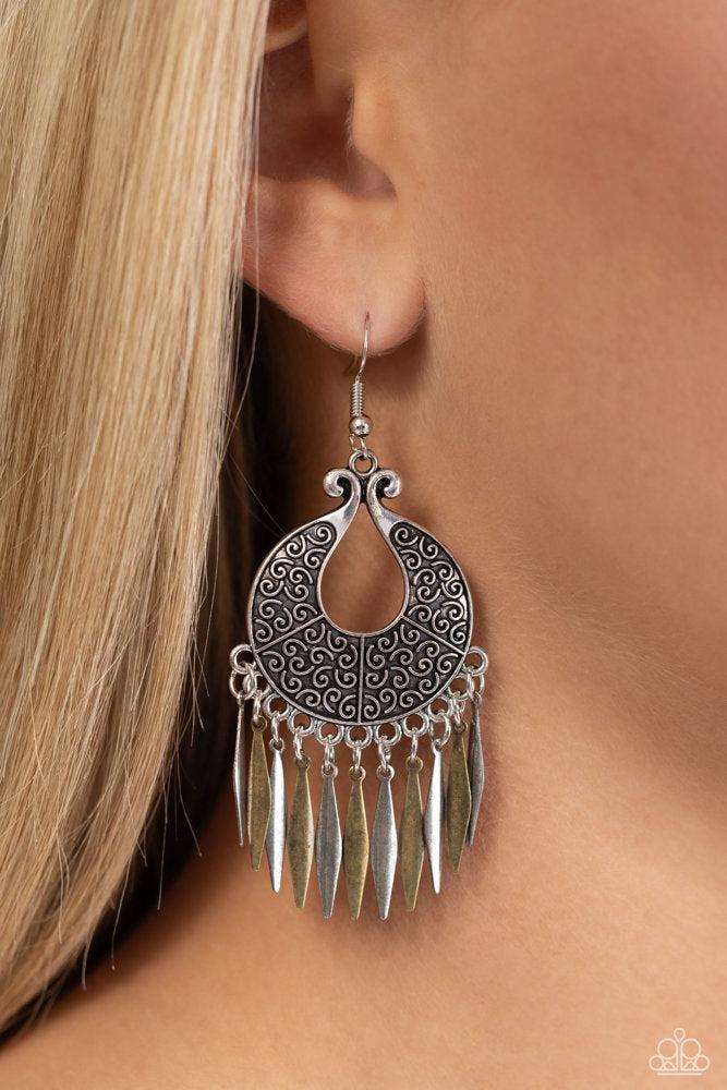 Tribal Charm Multi Earrings - Paparazzi Accessories