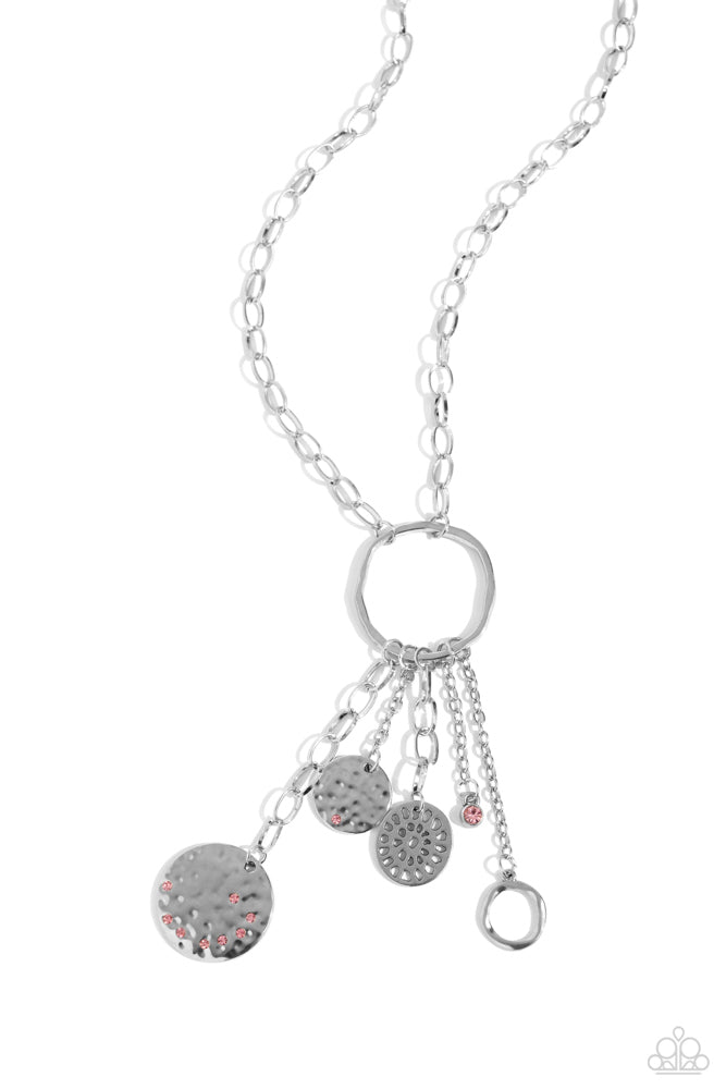 Trinket Twinkle Pink Necklace - Paparazzi Accessories