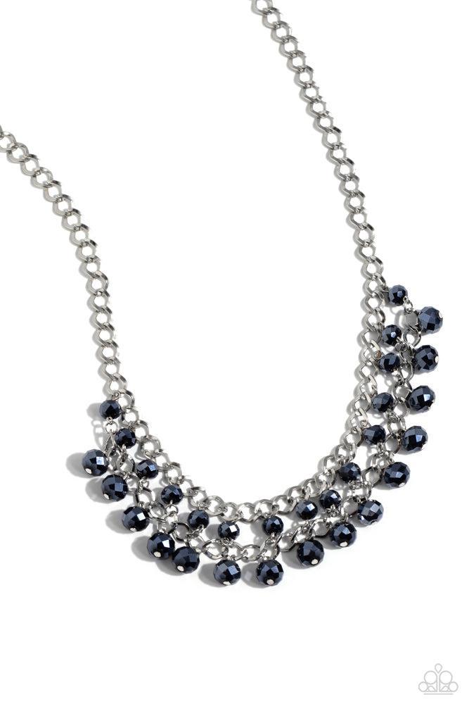 Urban Palace Blue Necklace - Paparazzi Accessories