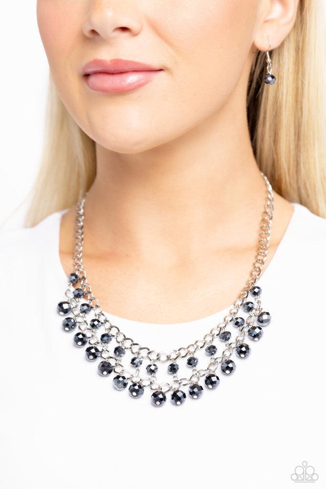 Urban Palace Blue Necklace - Paparazzi Accessories