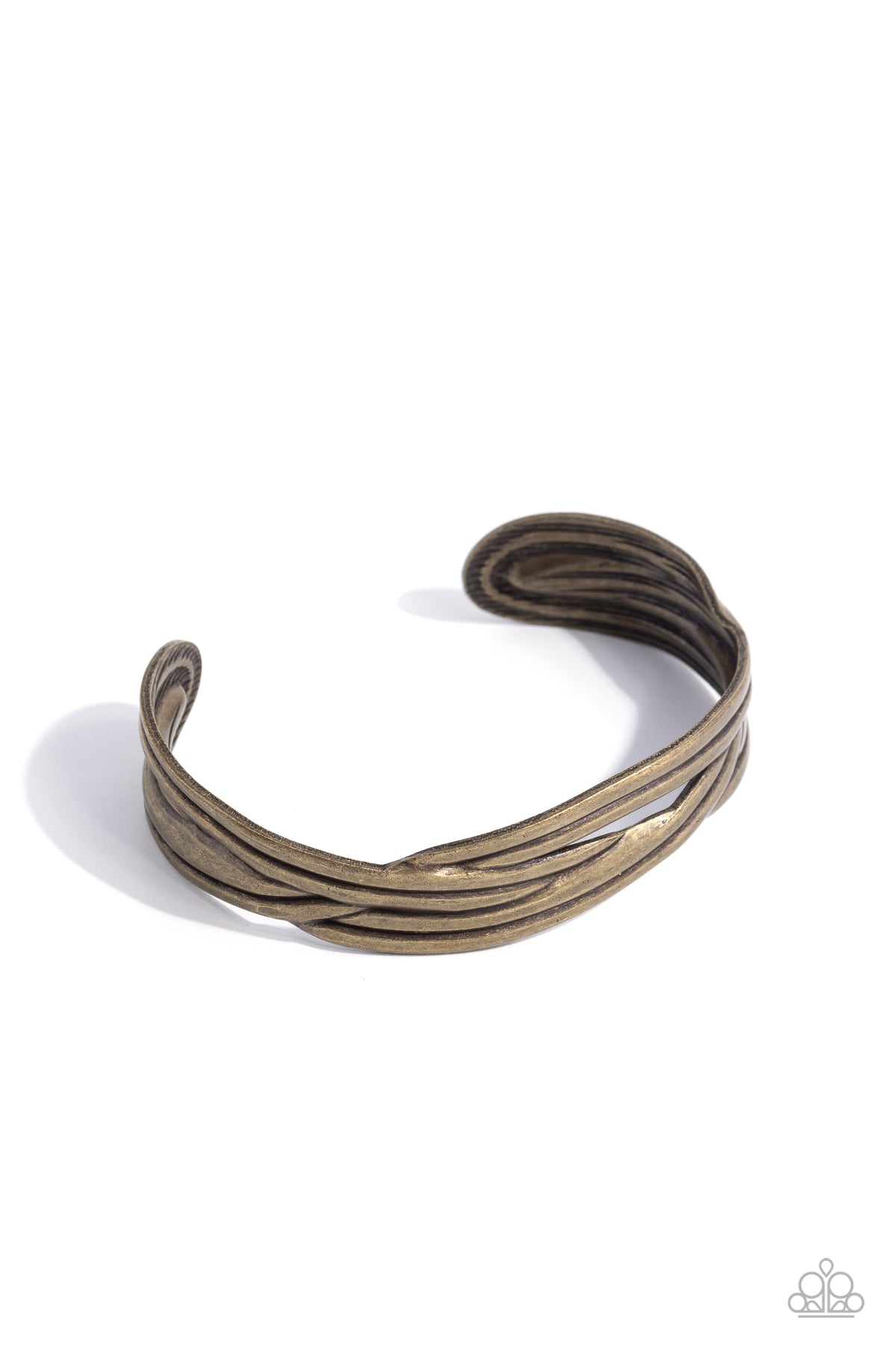 Urban Update Men's Brass Cuff Bracelet - Paparazzi Accessories