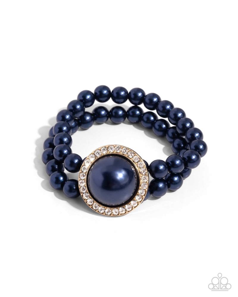 Valuable Victor Blue Bracelet - Paparazzi Accessories