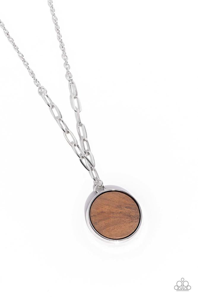 WOODnt Dream of It Brown Necklace - Paparazzi Accessories