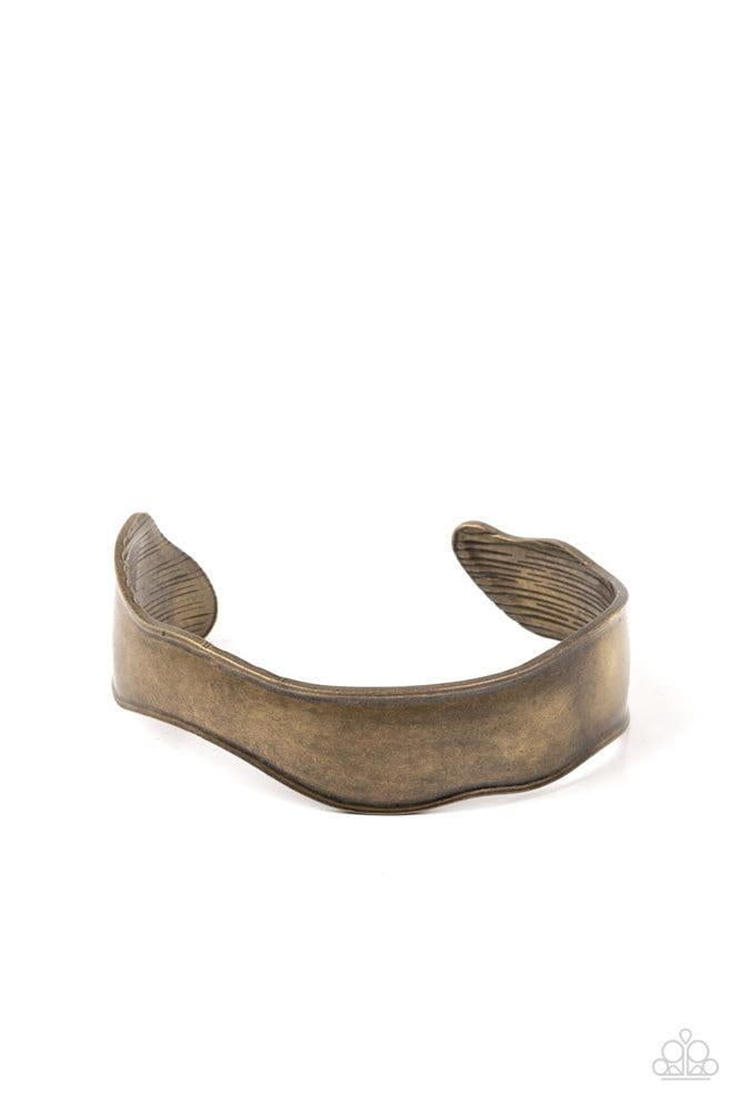 Wayward Waves Brass Bracelet - Paparazzi Accessories