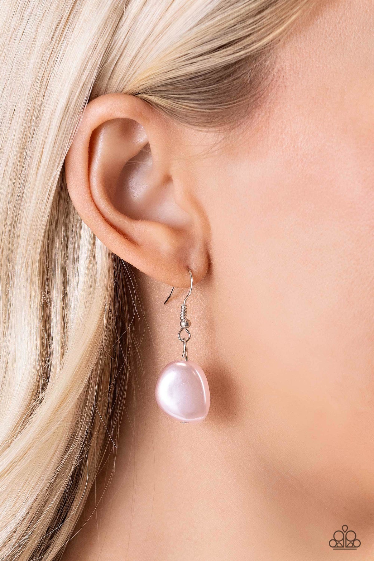 Welcome to BALL Street Pink Necklace - Paparazzi Accessories - free matching earrings -CarasShop.com - Paparazzi Jewelry by Cara Jewels