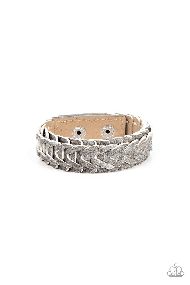 Western Nomad  Silver Bracelet - Paparazzi Accessories
