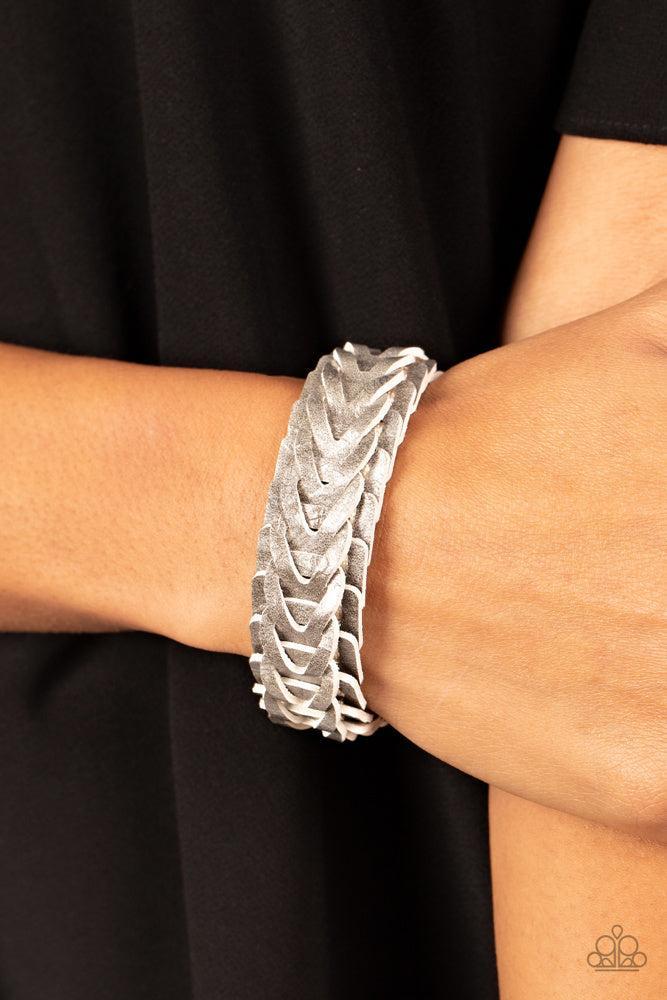 Western Nomad  Silver Bracelet - Paparazzi Accessories