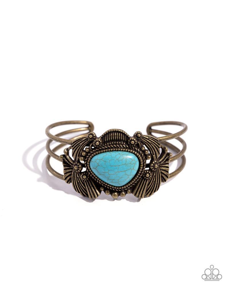 Western Wonderland Brass Bracelet - Paparazzi Accessories