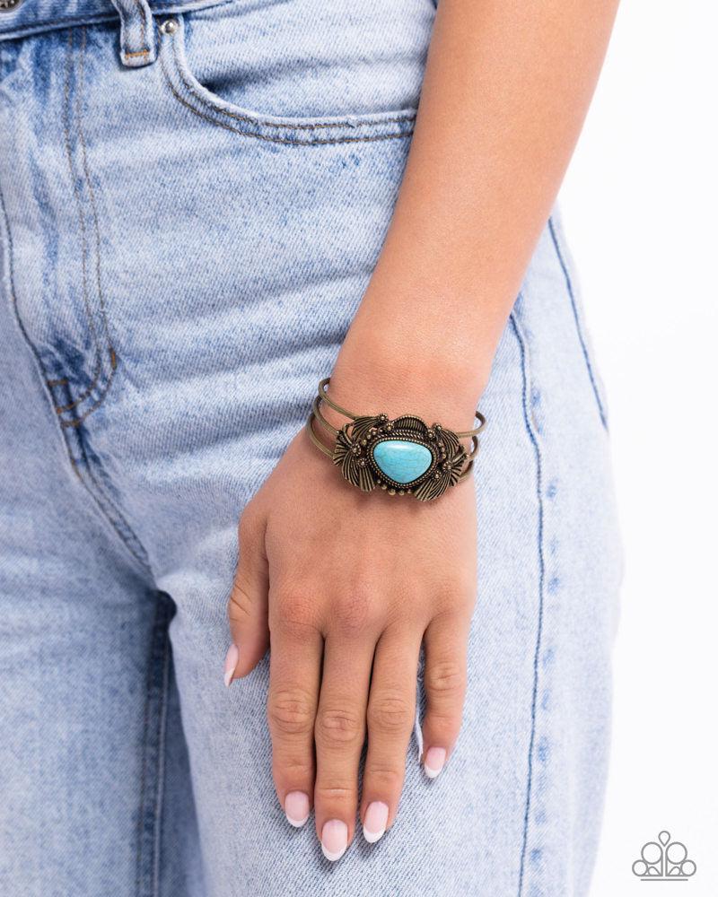 Western Wonderland Brass Bracelet - Paparazzi Accessories