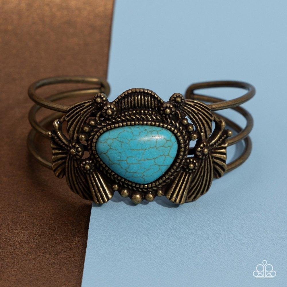 Western Wonderland Brass Bracelet - Paparazzi Accessories