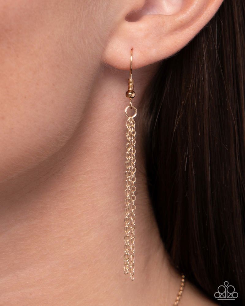 When Can I See You Again?  Gold Necklace - Paparazzi Accessories