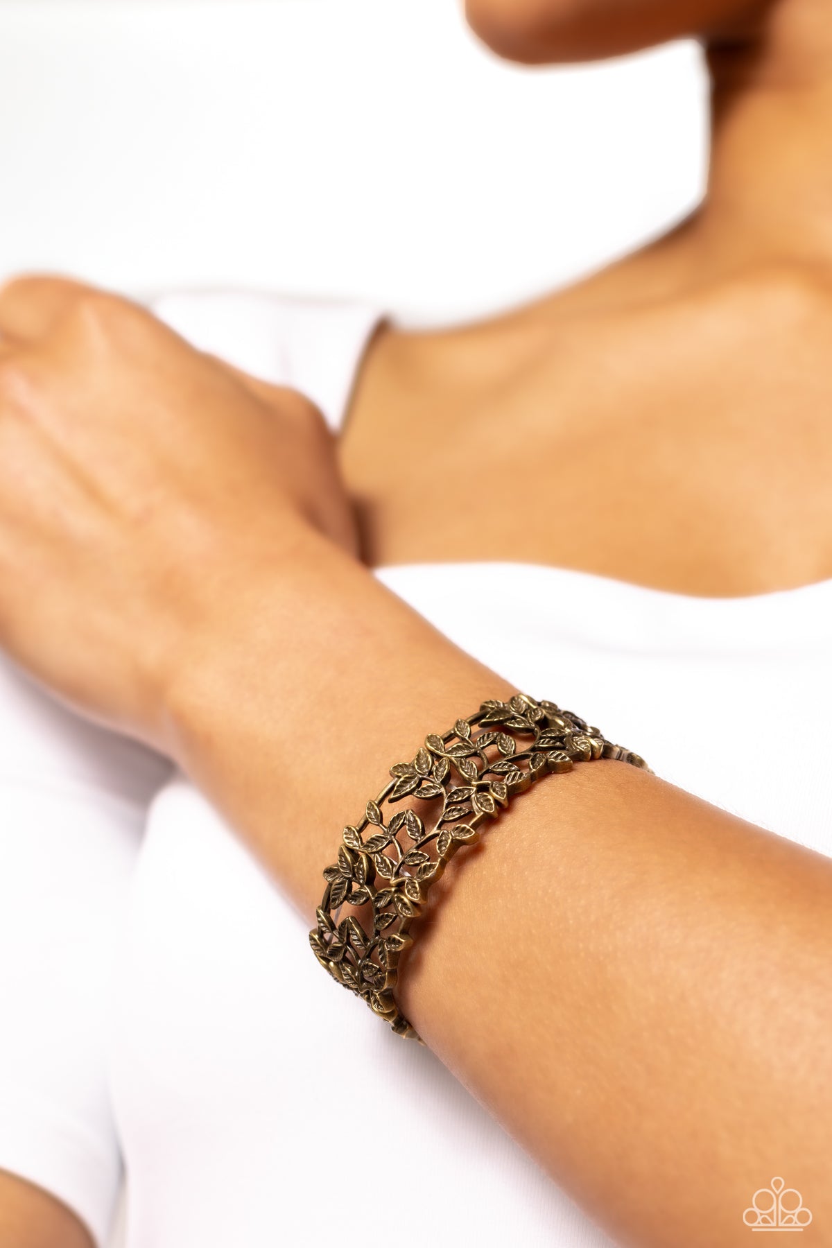 Whose VINE Is It Anyway?  Brass Bracelet - Paparazzi Accessories