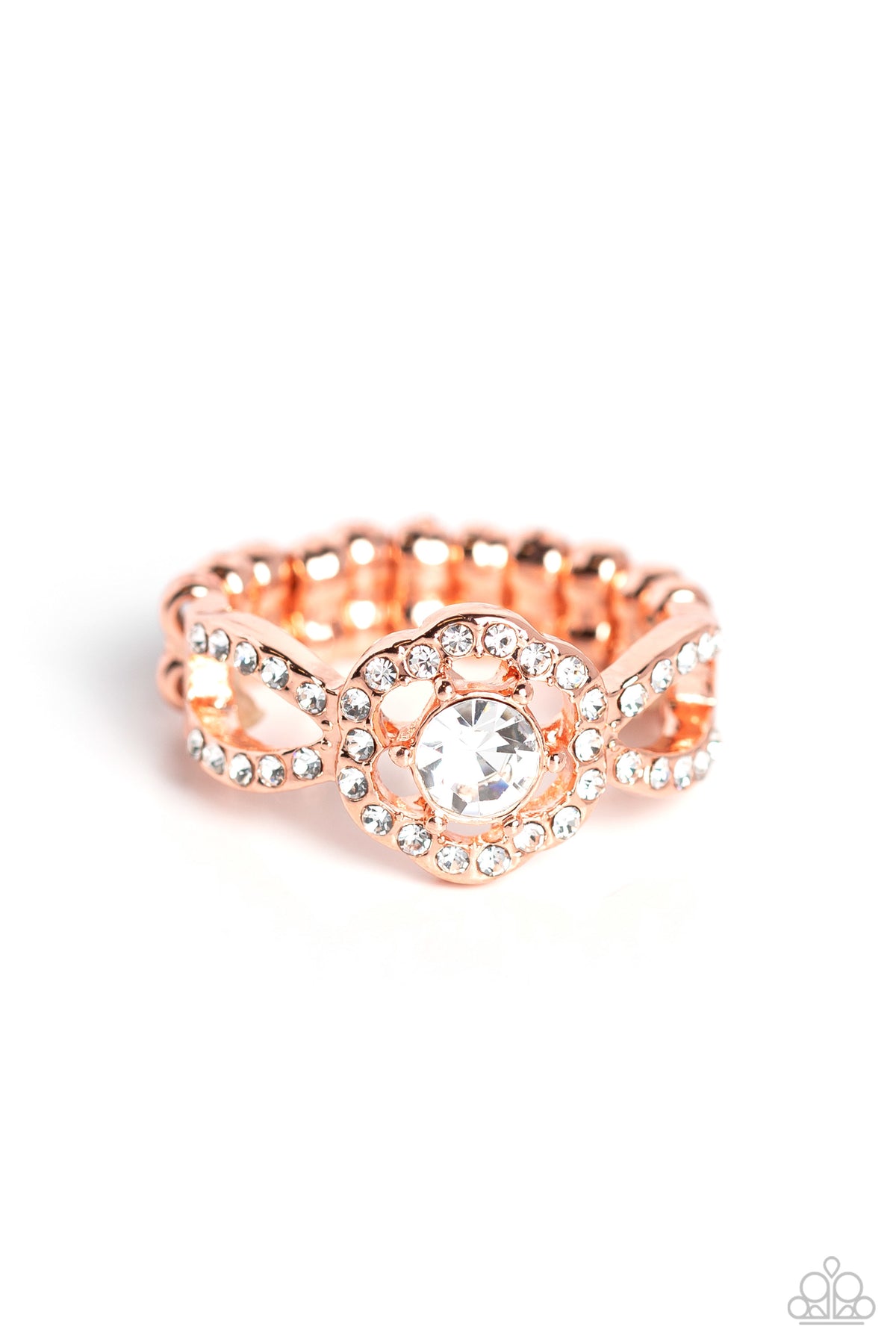 Will FLOWER Copper Ring - Paparazzi Accessories