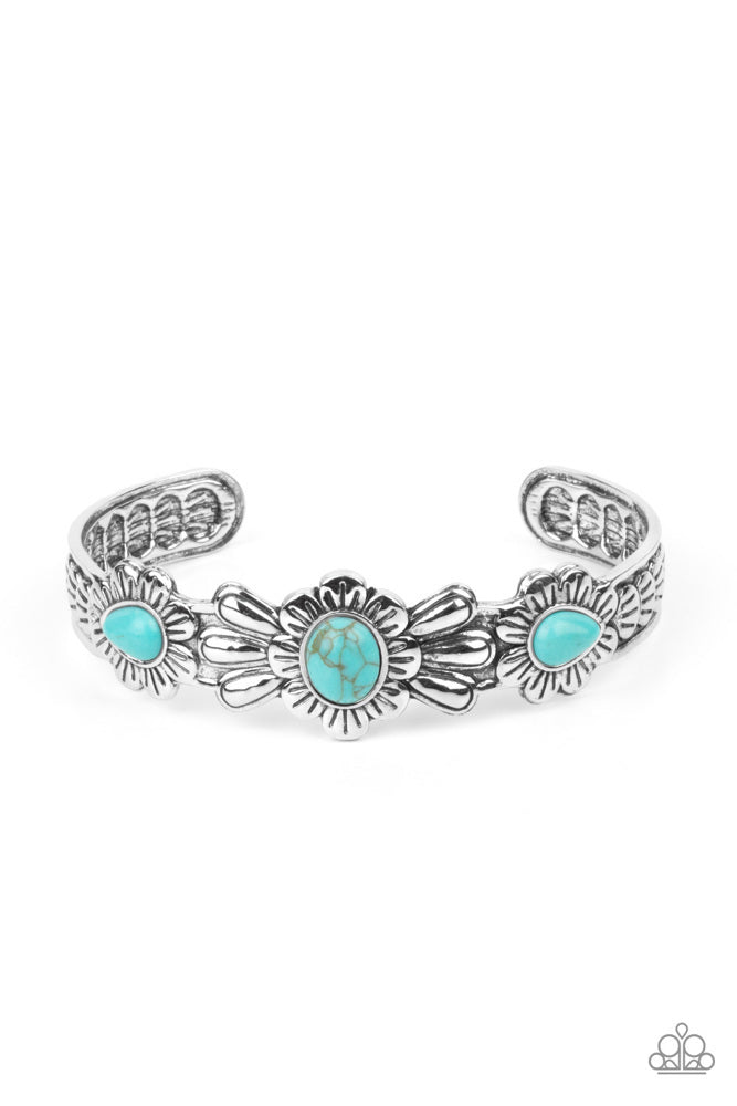 Winslow Walkabout Blue Cuff Bracelet - Paparazzi Accessories