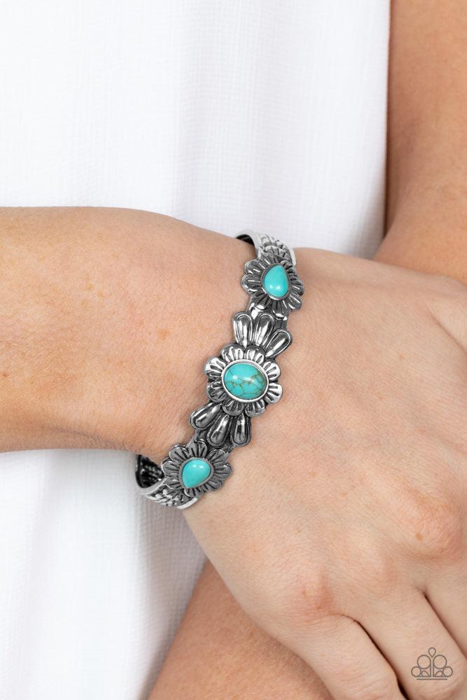 Winslow Walkabout Blue Cuff Bracelet - Paparazzi Accessories