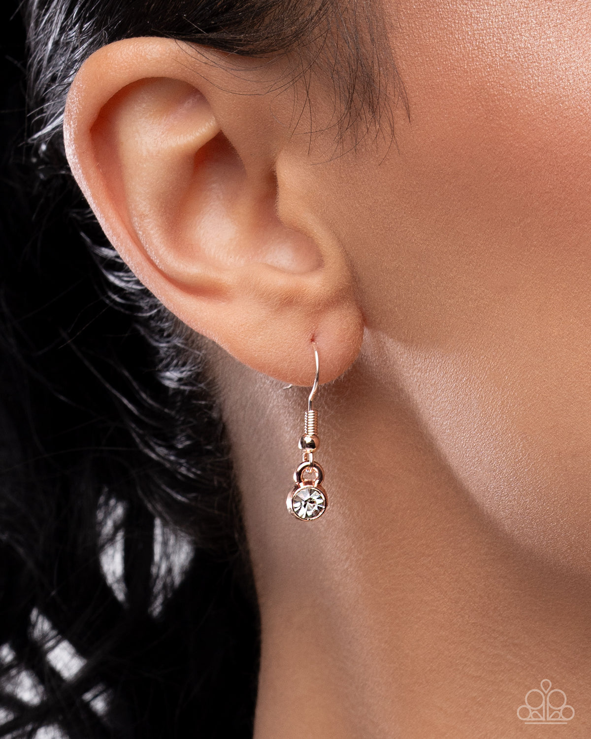 World Tour Rose Gold Charm Lanyard Necklace - Paparazzi Accessories