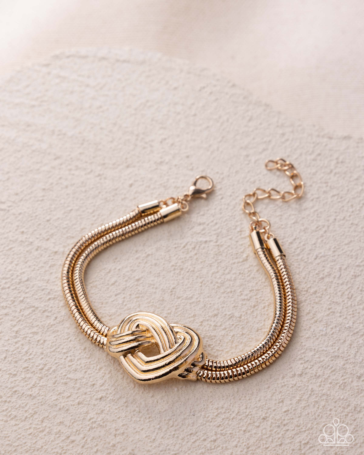 Woven Warrior Gold Bracelet - Paparazzi Accessories