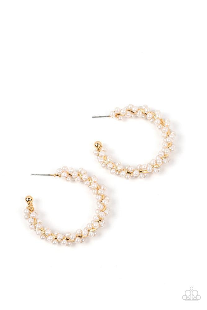 Yacht Royale Gold Earrings - Paparazzi Accessories