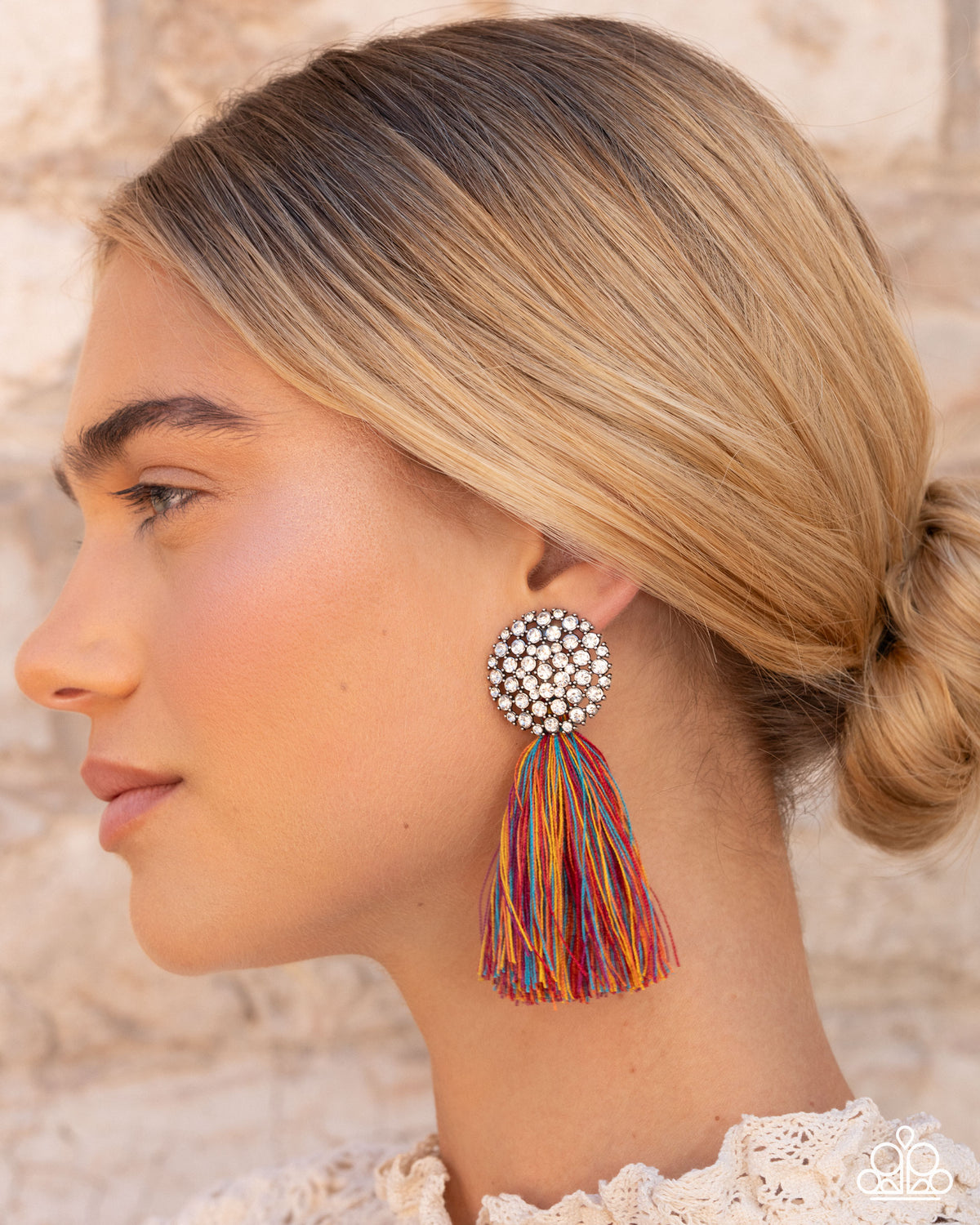 Yarn Yearbook Multi Post Earrings - Paparazzi Accessories