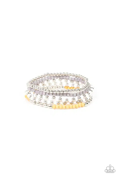 Adventure Is Calling Silver Bracelet - Paparazzi Accessories- lightbox - CarasShop.com - Paparazzi Jewelry by Cara Jewels