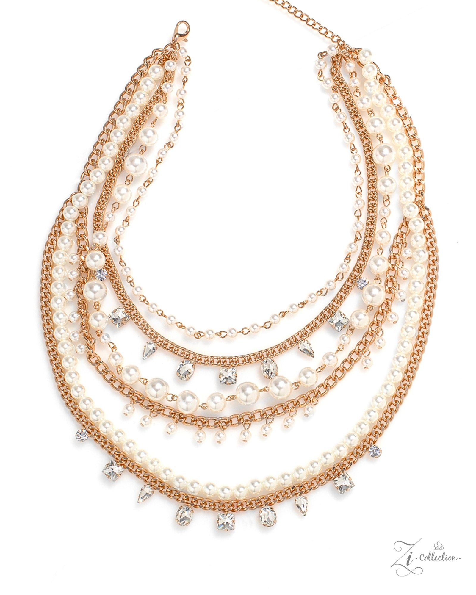 Aristocratic 2023 Zi Collection Necklace - Paparazzi Accessories- lightbox - CarasShop.com - Paparazzi Jewelry by Cara Jewels