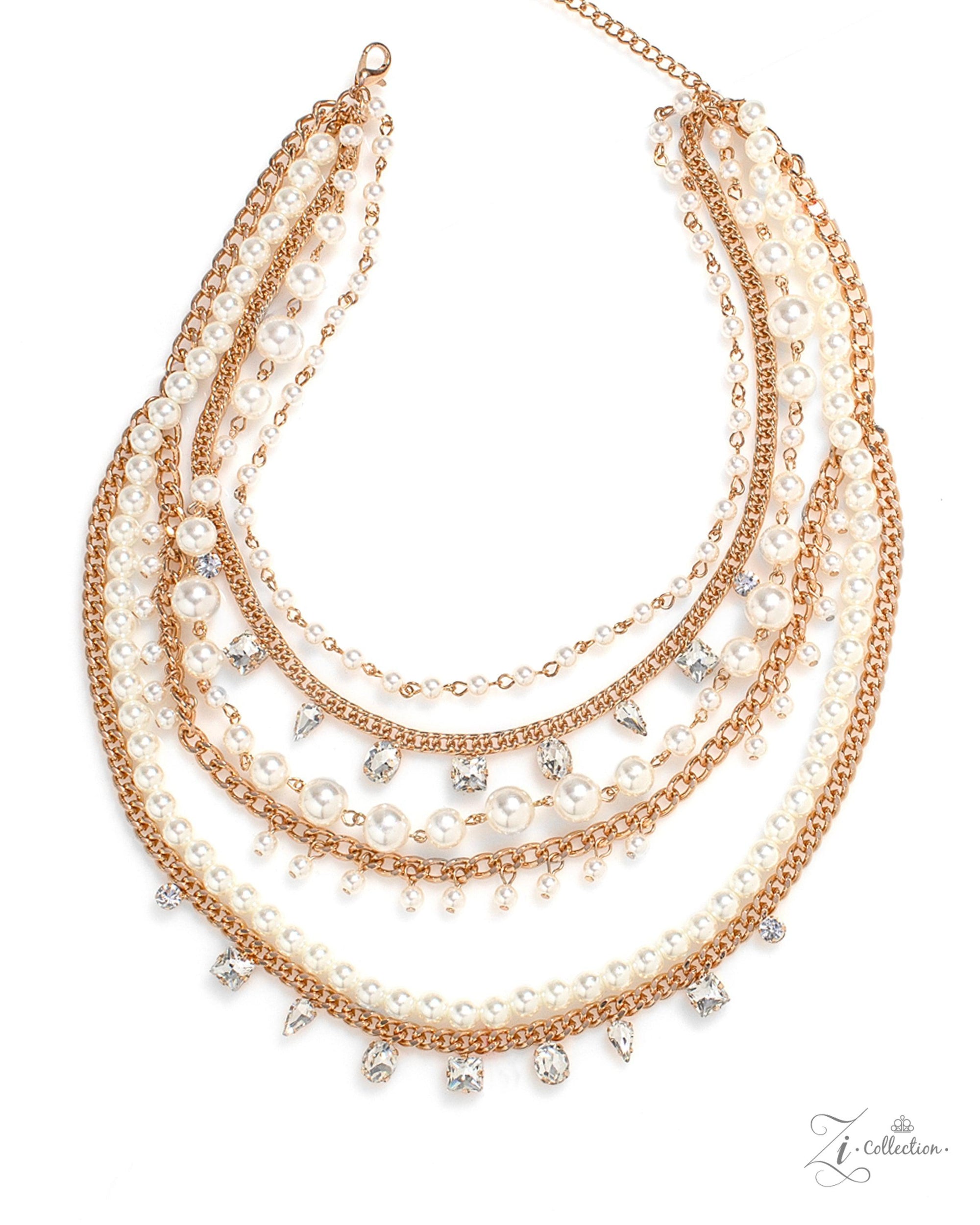 Aristocratic 2023 Zi Collection Necklace - Paparazzi Accessories- lightbox - CarasShop.com - Paparazzi Jewelry by Cara Jewels
