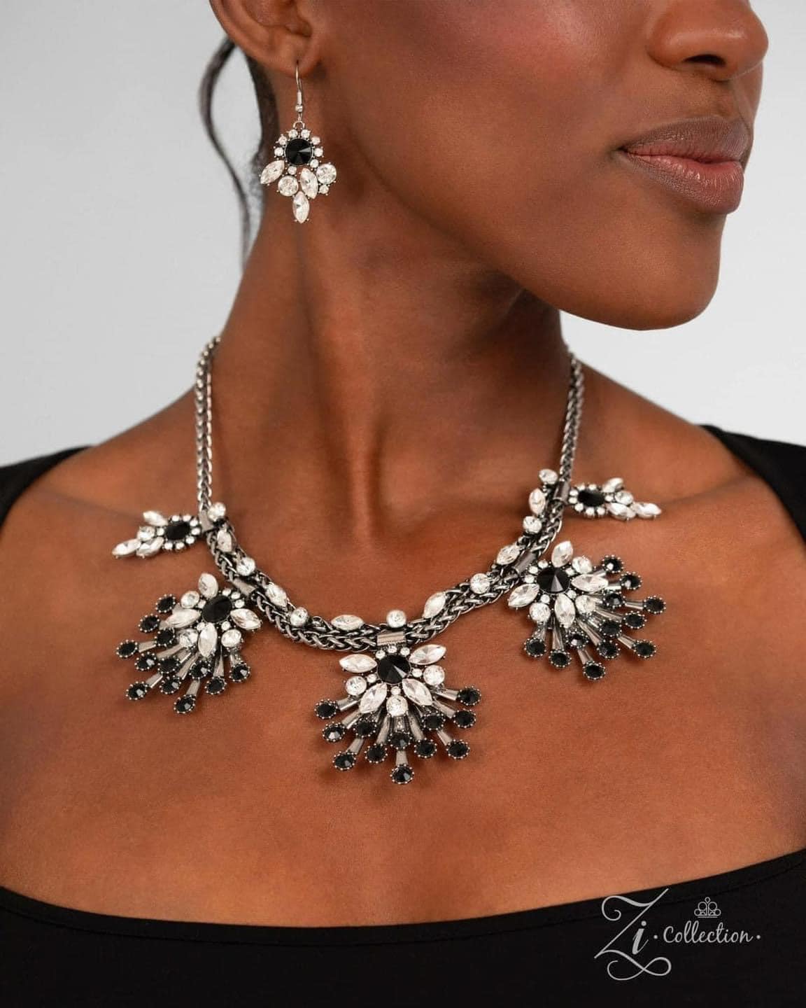 Assertive 2024 Zi Collection Necklace - Paparazzi Accessories- on model - CarasShop.com - Paparazzi Jewelry by Cara Jewels