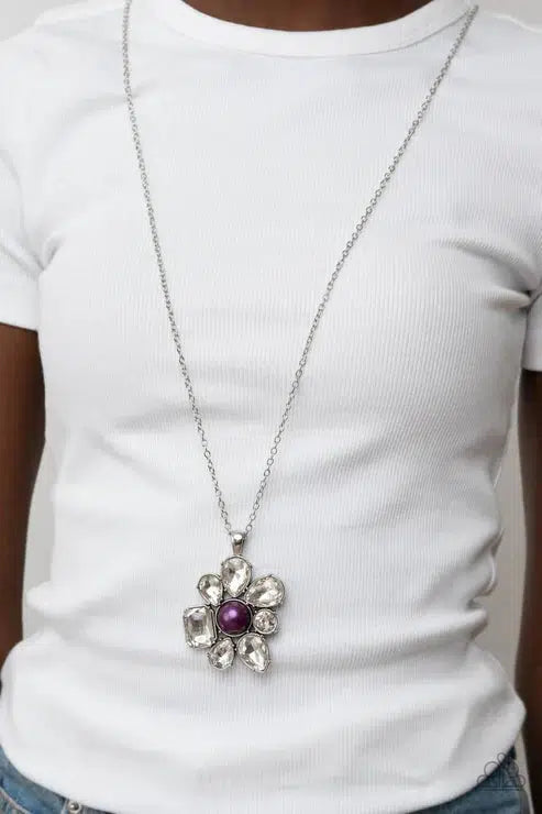 BLOOM Shaka-Laka Purple Necklace - Paparazzi Accessories- lightbox - CarasShop.com - Paparazzi Jewelry by Cara Jewels