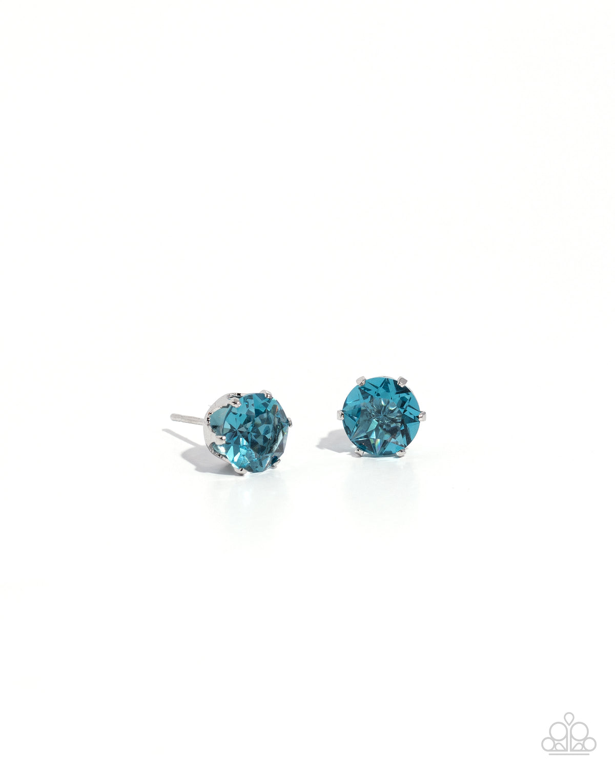 Breathtaking Birthstone (December) Turquoise Blue Rhinestone Earrings - Paparazzi Accessories- lightbox - CarasShop.com - Paparazzi Jewelry by Cara Jewels