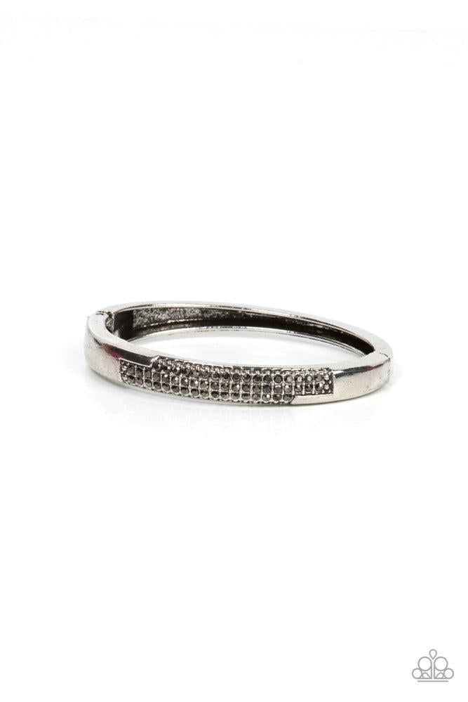 Chart-Topping Twinkle Silver Bracelet - Paparazzi Accessories- lightbox - CarasShop.com - Paparazzi Jewelry by Cara Jewels