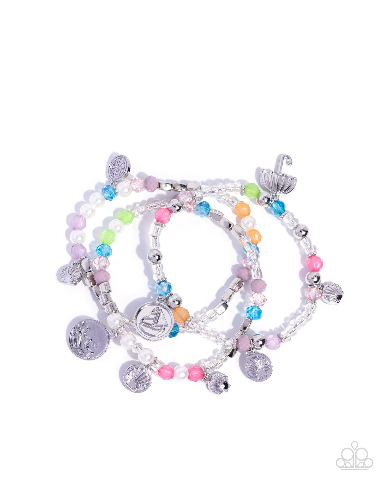 Coastal Competition Multi Bracelet - Paparazzi Accessories- lightbox - CarasShop.com - Paparazzi Jewelry by Cara Jewels