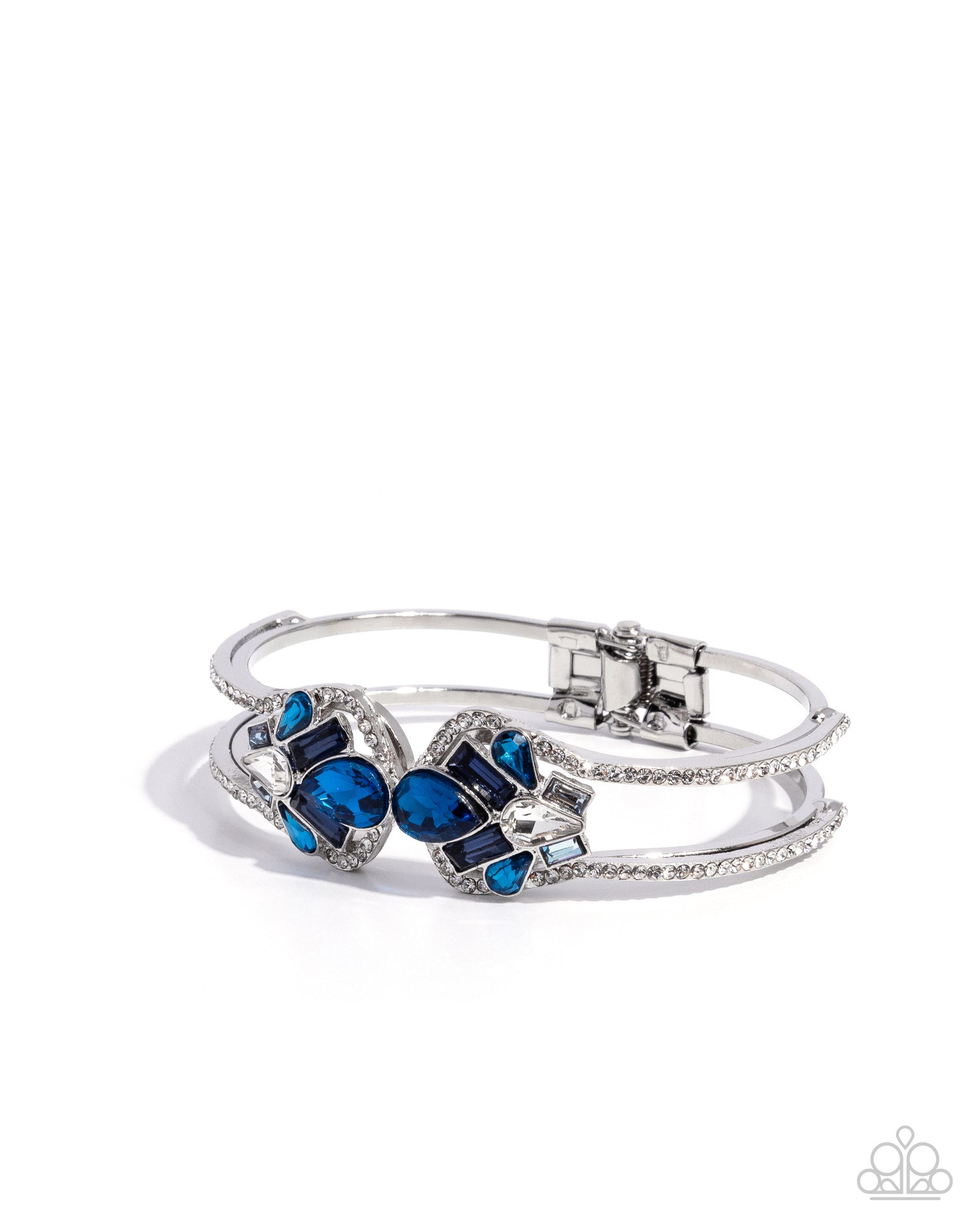 Cosmopolitan Catwalk Blue Gem Bracelet - Paparazzi Accessories- lightbox - CarasShop.com - Paparazzi Jewelry by Cara Jewels