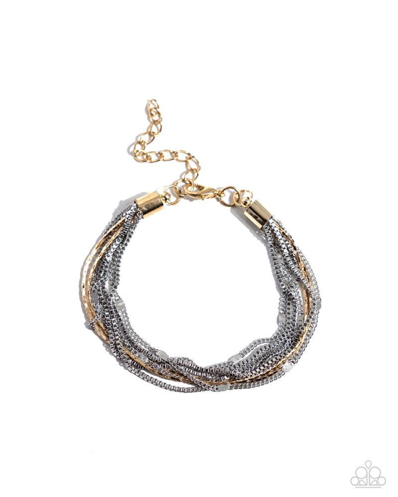 Delicate Darling Multi Bracelet - Paparazzi Accessories- lightbox - CarasShop.com - Paparazzi Jewelry by Cara Jewels