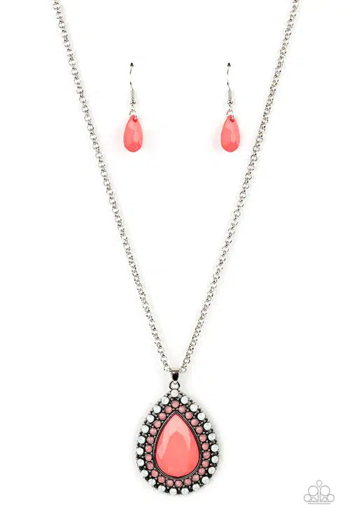 DROPLET Like It's Hot Multi Necklace - Paparazzi Accessories- lightbox - CarasShop.com - Paparazzi Jewelry by Cara Jewels
