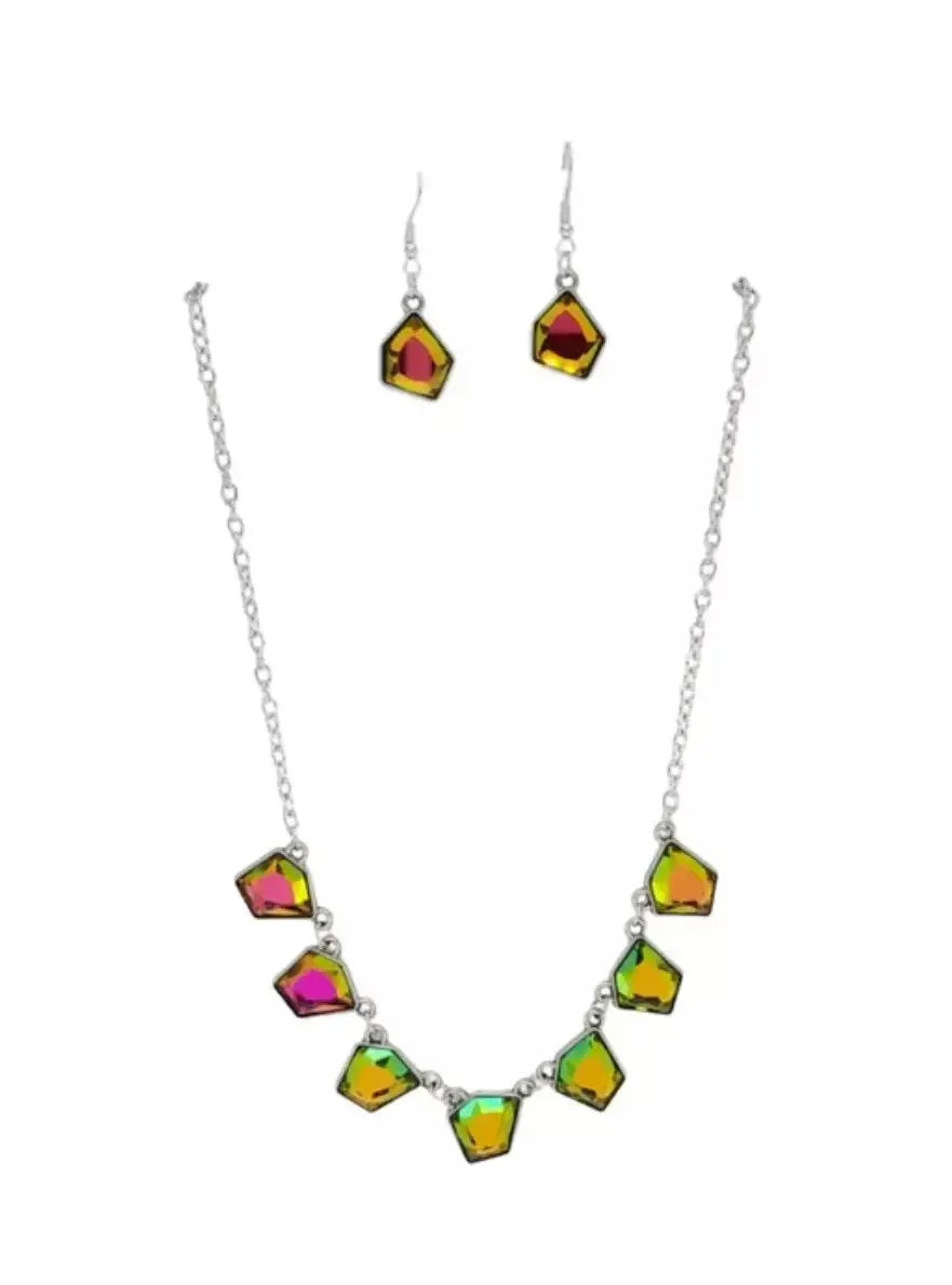 Experimental Edge Multi Necklace - Paparazzi Accessories- lightbox - CarasShop.com - Paparazzi Jewelry by Cara Jewels