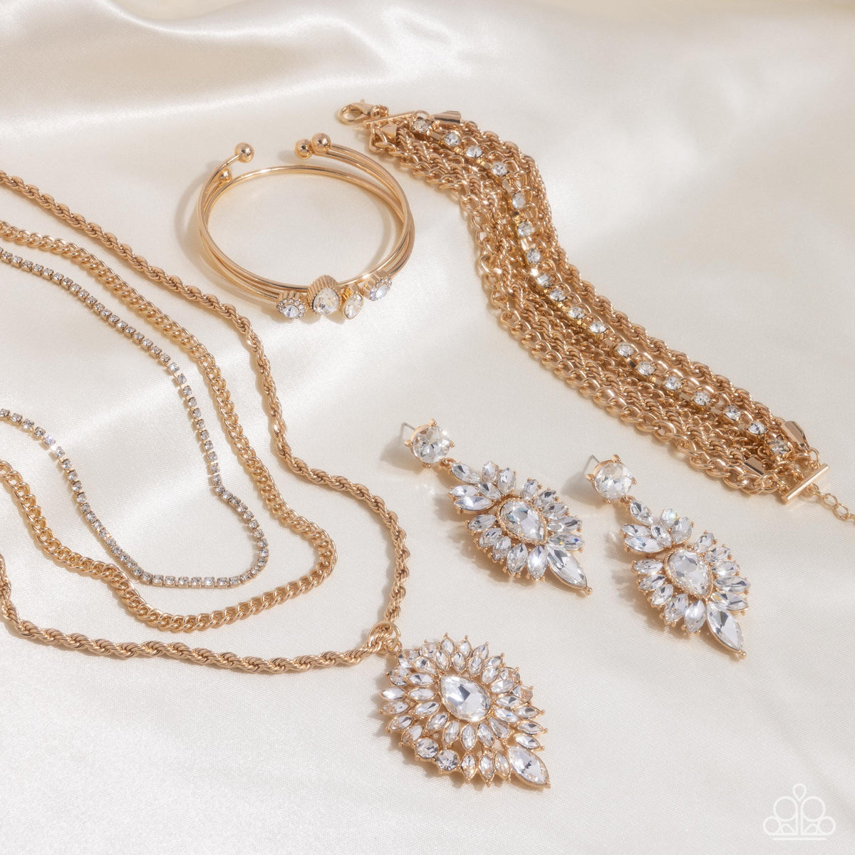 Fiercely 5th Avenue Set - October 2024 - Paparazzi Accessories- Set Collage - CarasShop.com - Paparazzi Jewelry by Cara Jewels