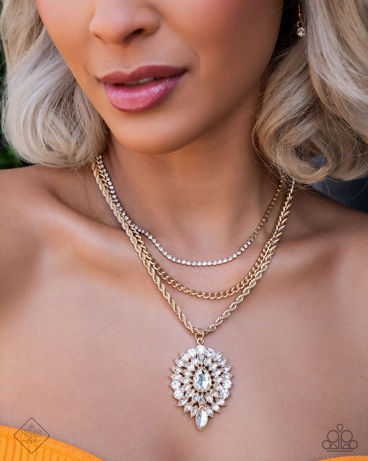 Fiercely 5th Avenue Set - October 2024 - Paparazzi Accessories- Necklace - CarasShop.com - Paparazzi Jewelry by Cara Jewels