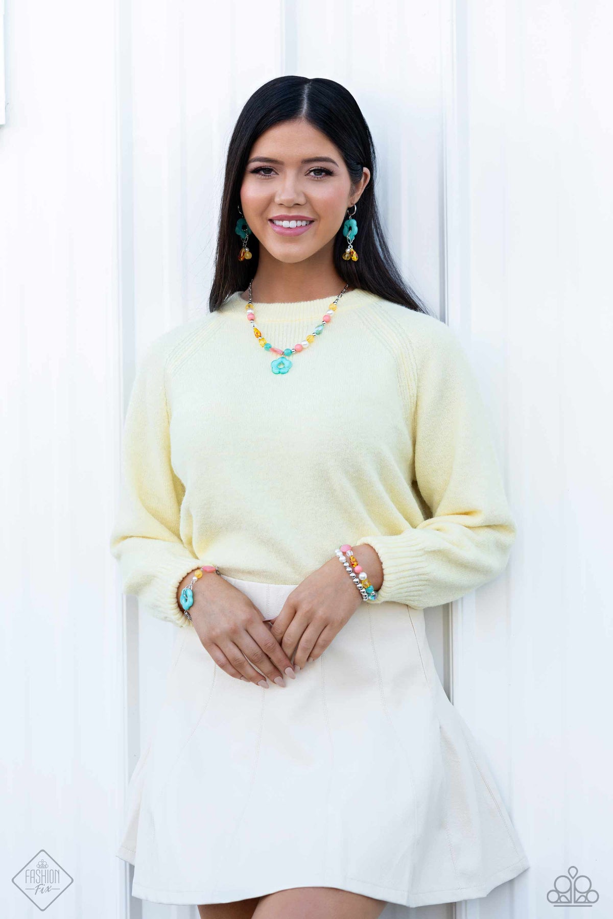 Glimpses of Malibu Set - February 2024 - Paparazzi Accessories- Complete Look - CarasShop.com - Paparazzi Jewelry by Cara Jewels