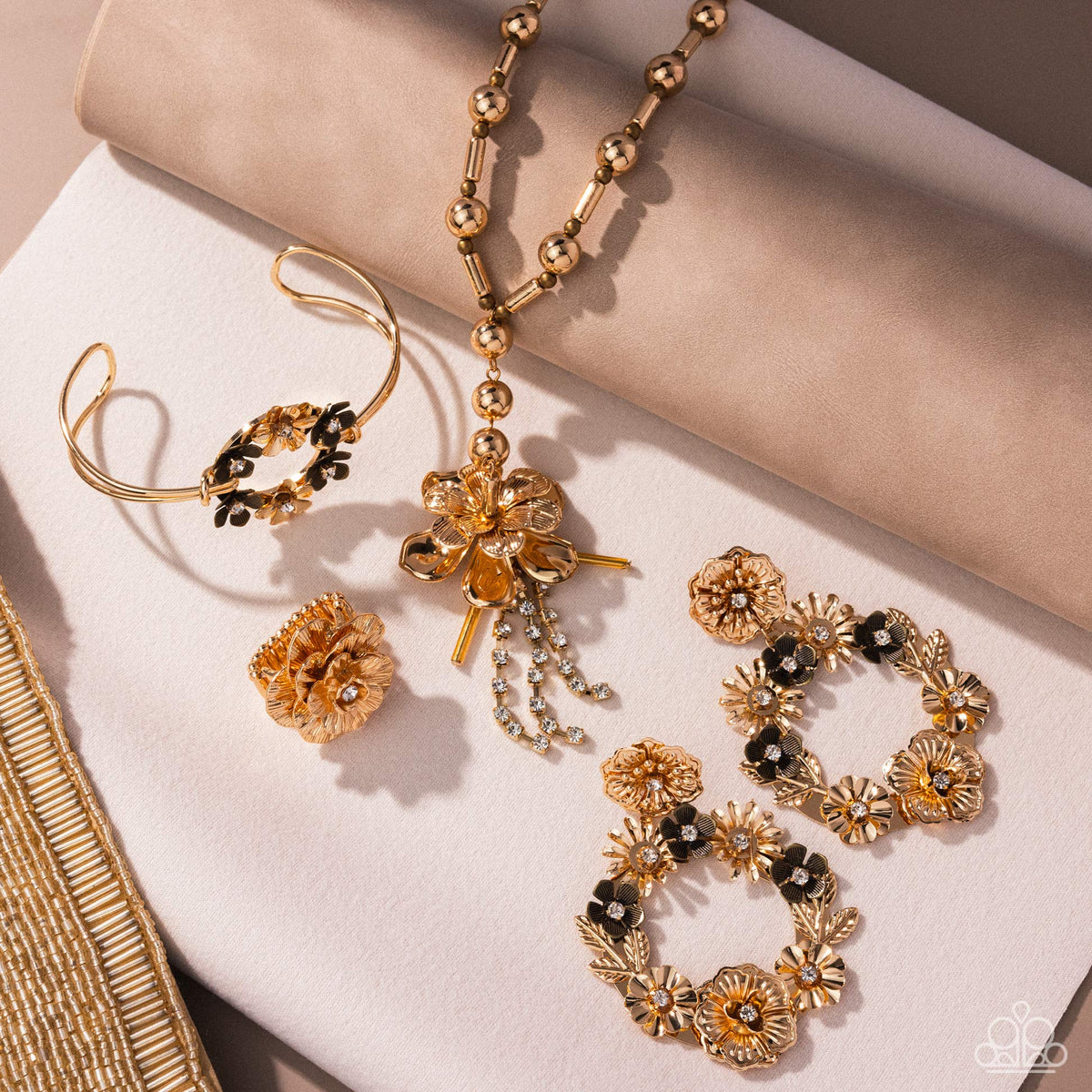 Glimpses of Malibu Set - January 2025 - Paparazzi Accessories- Set Collage - CarasShop.com - Paparazzi Jewelry by Cara Jewels