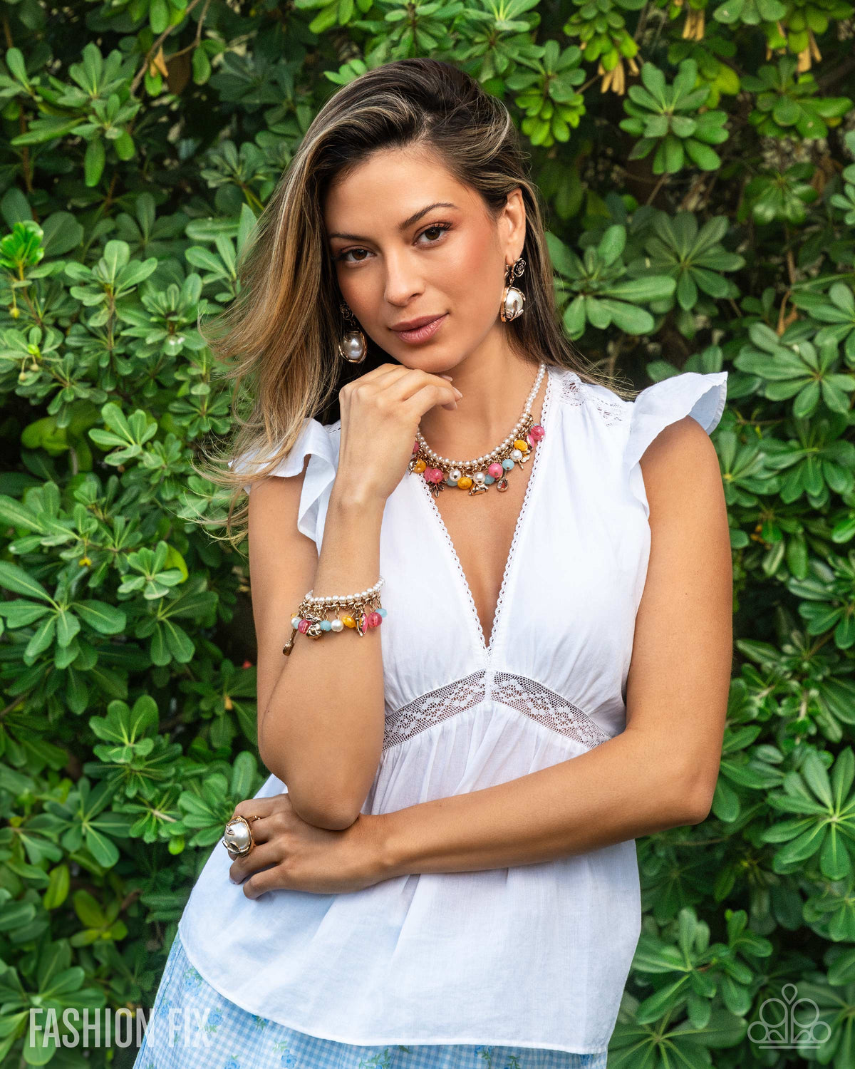 Glimpses of Malibu Set - June 2025 - Paparazzi Accessories- Complete Look - CarasShop.com - Paparazzi Jewelry by Cara Jewels