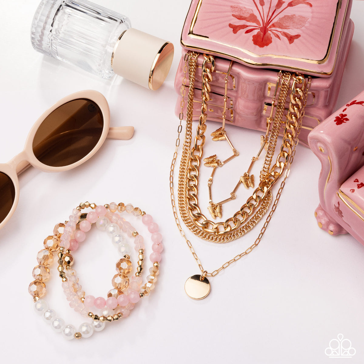 Glimpses of Malibu Set - September 2025 - Paparazzi Accessories- Bracelet - CarasShop.com - Paparazzi Jewelry by Cara Jewels