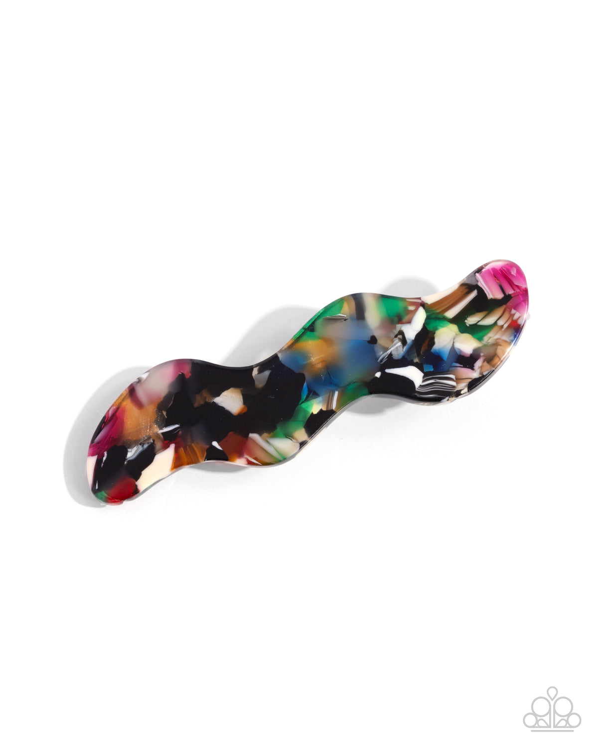 Haute Tropics Multi Hair Clip - Paparazzi Accessories- lightbox - CarasShop.com - Paparazzi Jewelry by Cara Jewels