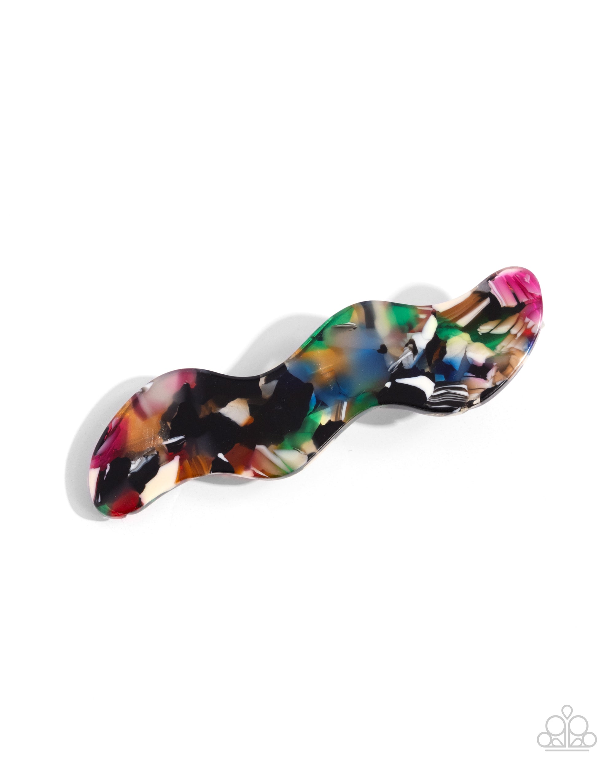 Haute Tropics Multi Hair Clip - Paparazzi Accessories- lightbox - CarasShop.com - Paparazzi Jewelry by Cara Jewels