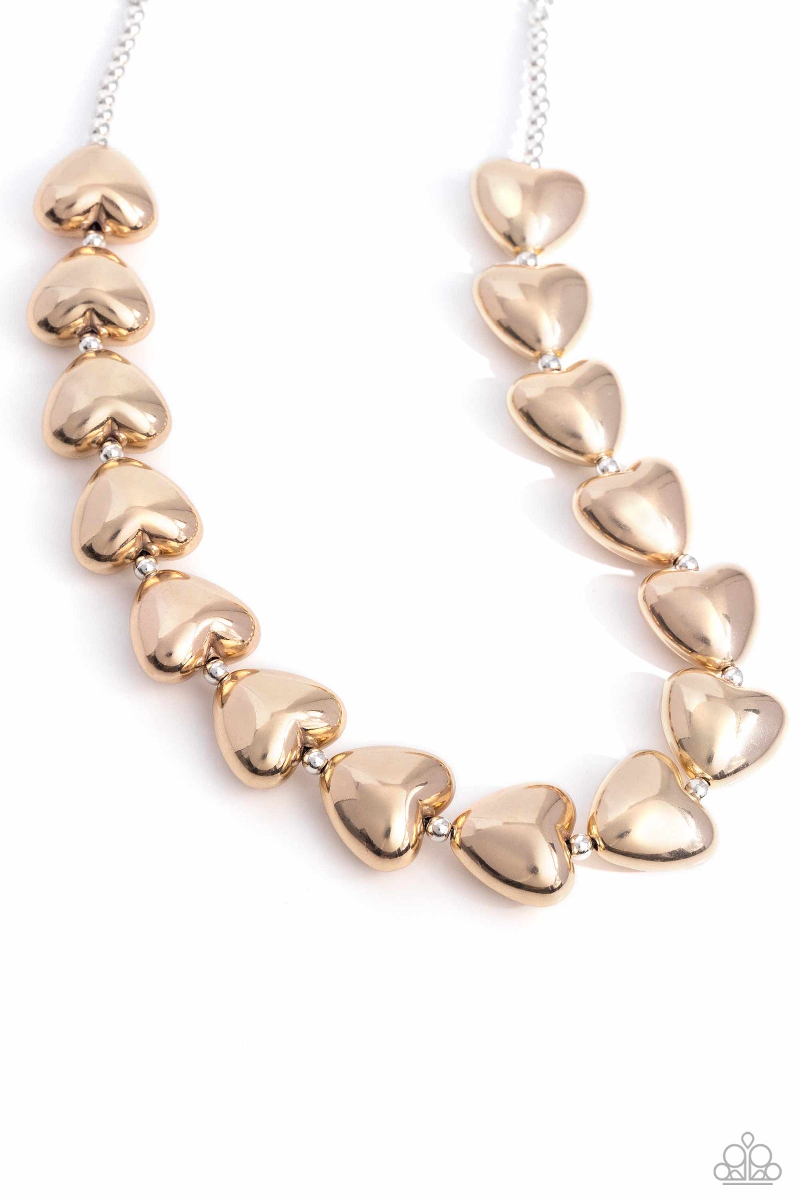 Hello Heartstrings Multi Necklace - Paparazzi Accessories- lightbox - CarasShop.com - Paparazzi Jewelry by Cara Jewels