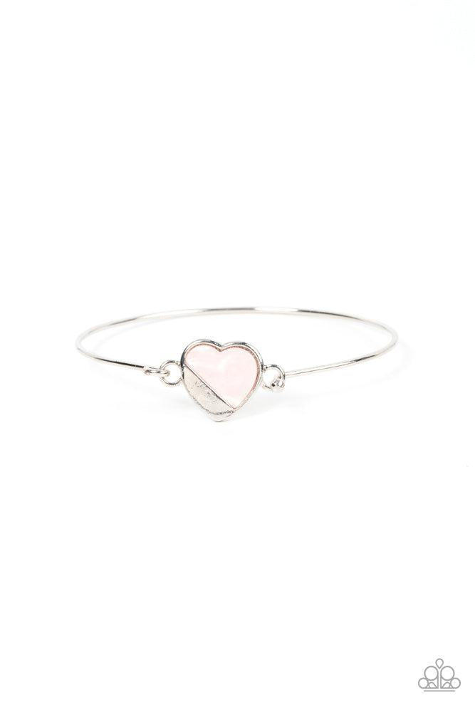 Hidden Intentions Pink Bracelet - Paparazzi Accessories- lightbox - CarasShop.com - Paparazzi Jewelry by Cara Jewels