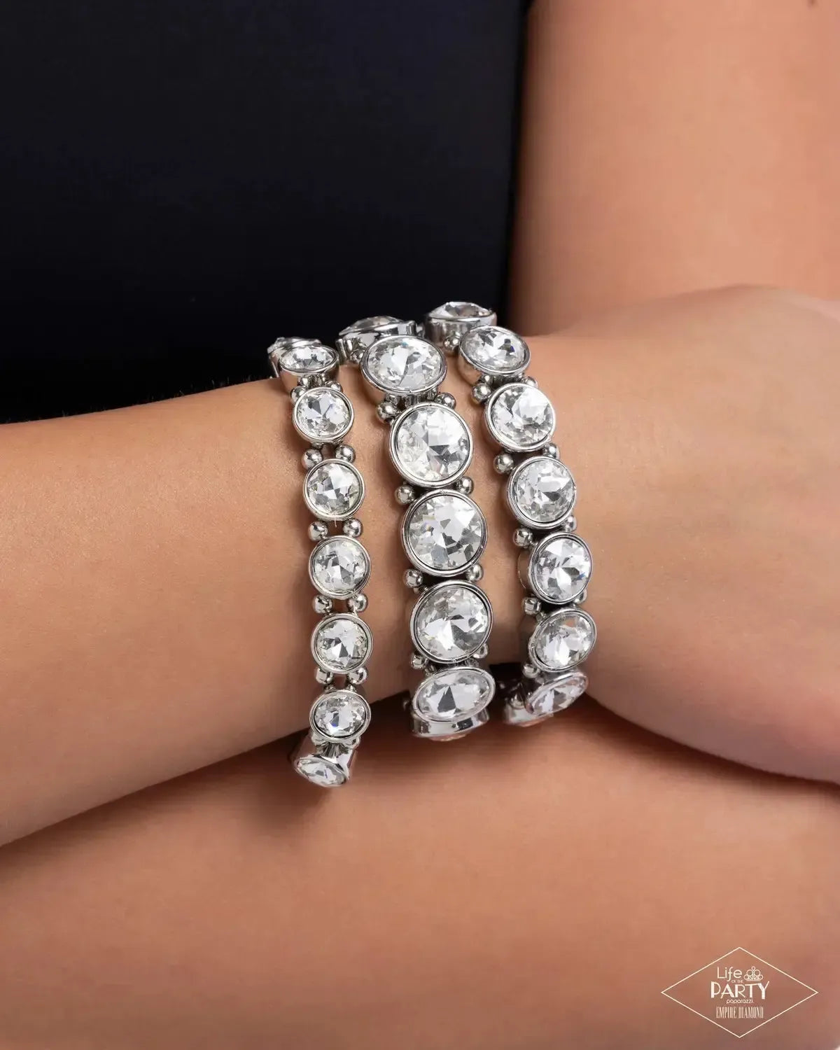 High-End Extravagance Zi Collection Bracelet - Paparazzi Accessories- on model - CarasShop.com - Paparazzi Jewelry by Cara Jewels