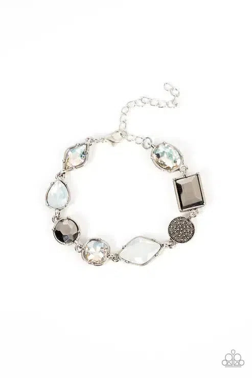 Jewelry Box Bauble Silver Bracelet - Paparazzi Accessories- lightbox - CarasShop.com - Paparazzi Jewelry by Cara Jewels