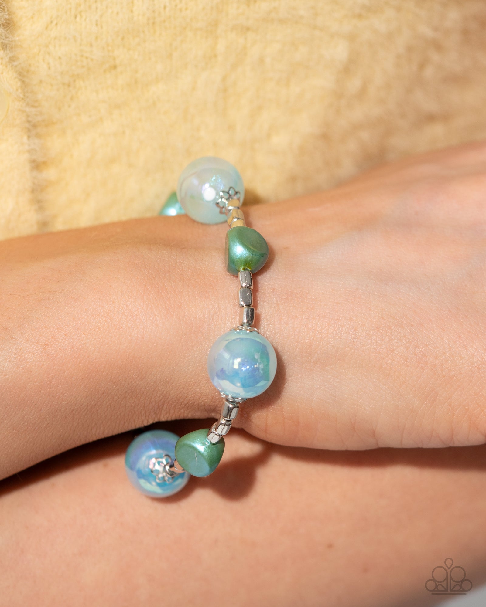 Malibu Model Blue Bracelet - Paparazzi Accessories- lightbox - CarasShop.com - Paparazzi Jewelry by Cara Jewels